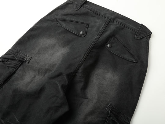 Moleskin Cargo Wide-Leg pants