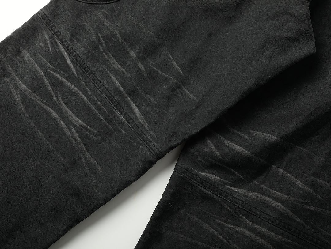 Moleskin Cargo Wide-Leg pants