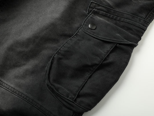 Moleskin Cargo Wide-Leg pants