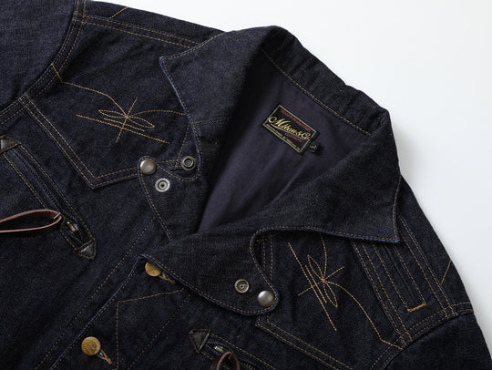 Western Series Rider Selvedge Denim Jacket-Indigo