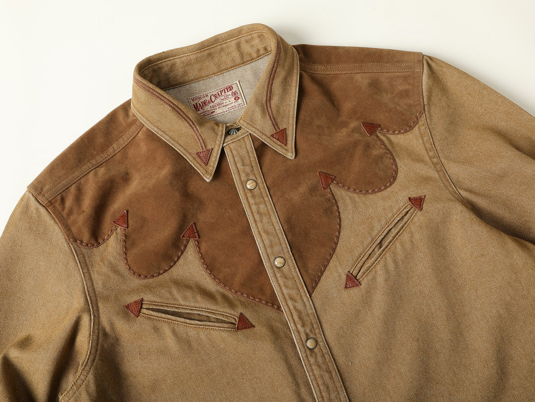 Western Series Yoke Patchwork Shirt