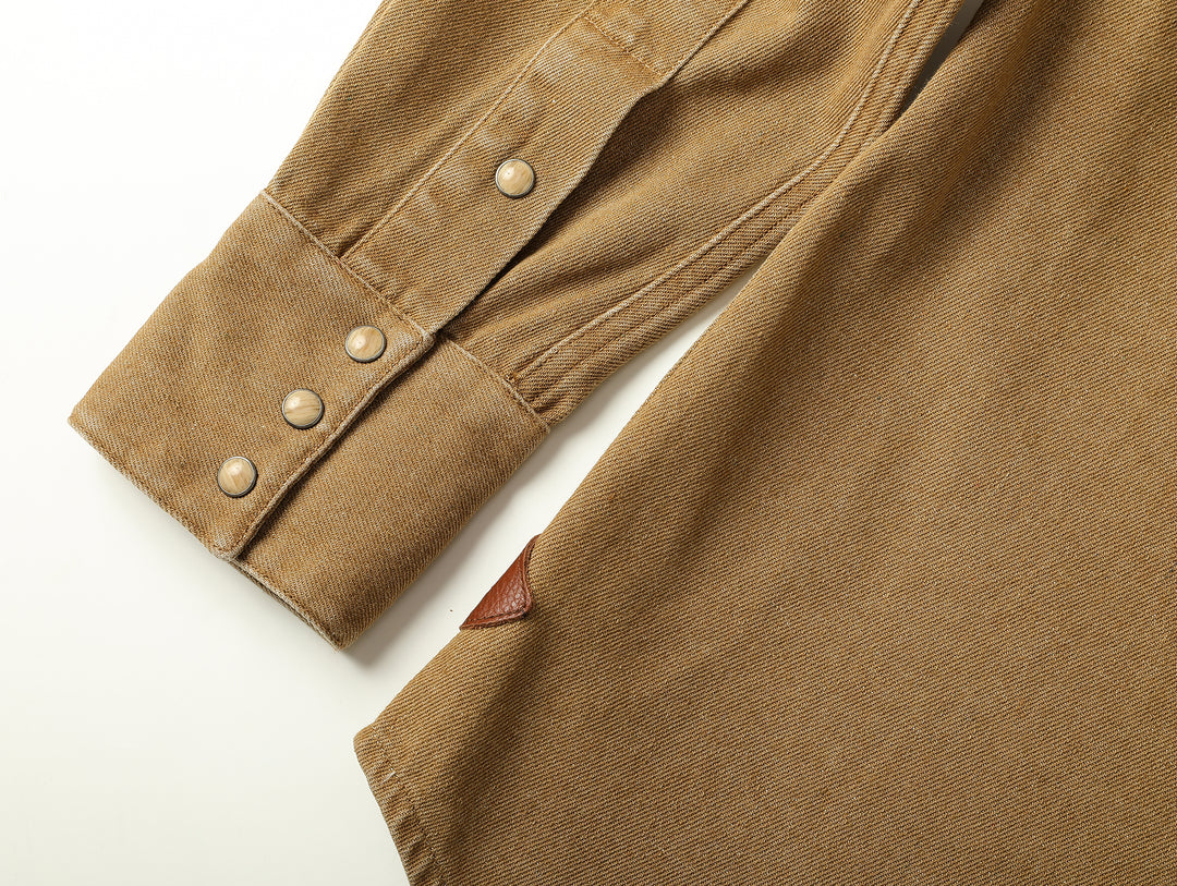 Western Series Yoke Patchwork Shirt