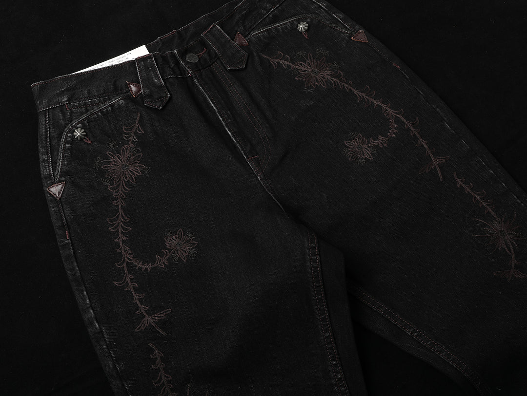 Mvc&Co. 722# Western Embroidered Flare jeans