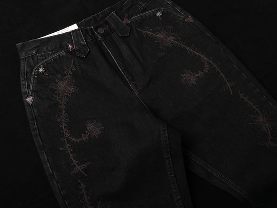 Mvc&Co. 722# Western Embroidered Flare jeans