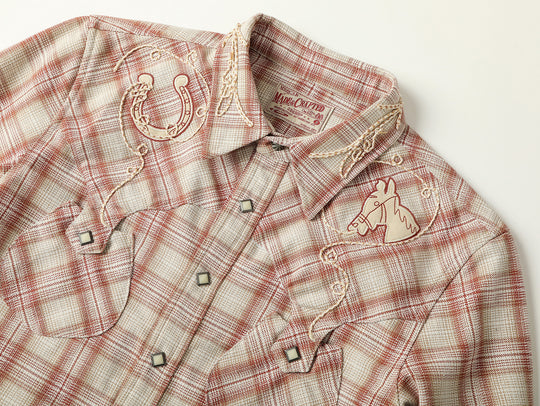 Western Series Couching Embroidery Shirt
