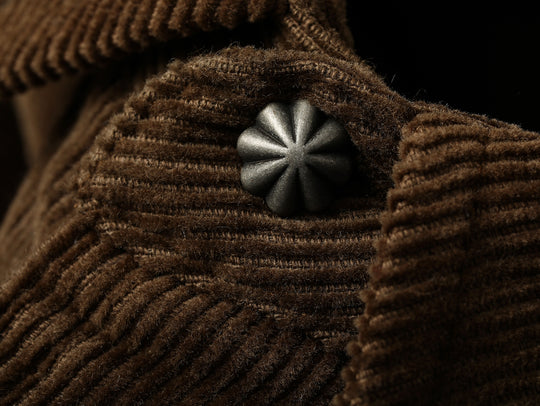 Western Series Basic Corduroy Shirt-Brown