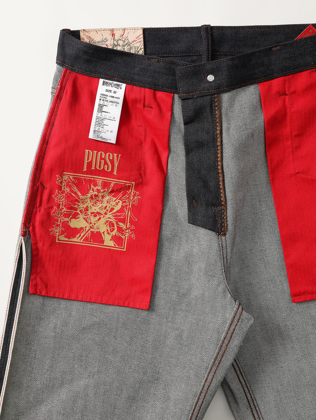 Journey to the West Series Wide-Leg jeans-Monk Tang Sanzang