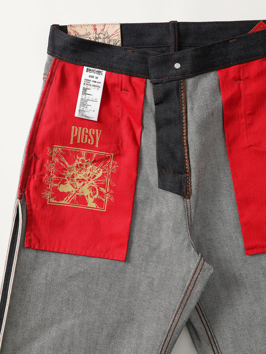 Journey to the West Series Wide-Leg jeans-Monk Tang Sanzang