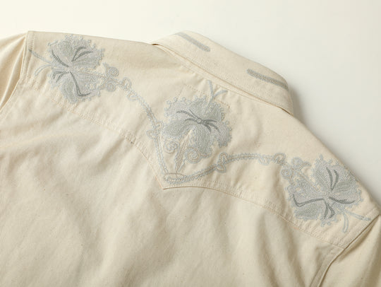 Western Series Desert Lily White Denim Shirt