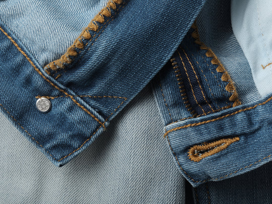 Cooling Series A-line jeans-Ice Blue