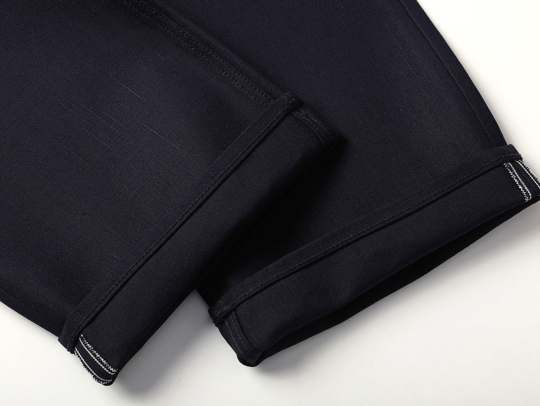 Bamboo Kasuri Series 15OZ Selvedge Canvas Wide-Leg jeans