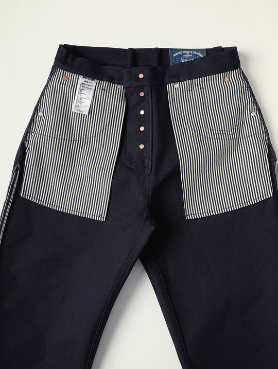 Bamboo Kasuri Series 15OZ Selvedge Canvas Wide-Leg jeans