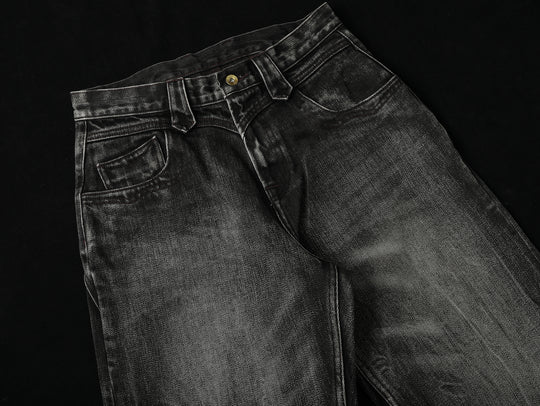 Nevada Wash Selvedge Denim Western Wide-Leg jeans