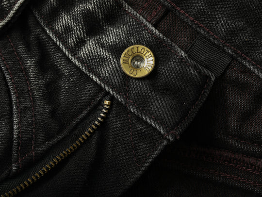 Nevada Wash Selvedge Denim Western Wide-Leg jeans