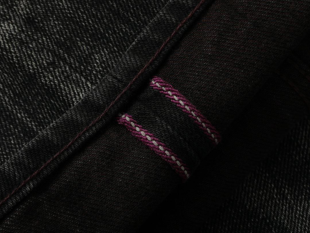 Nevada Wash Selvedge Denim Western Wide-Leg jeans