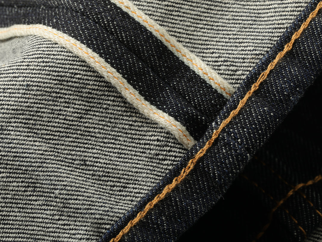 Canvas-panel Store Brand Selvedge Denim jeans