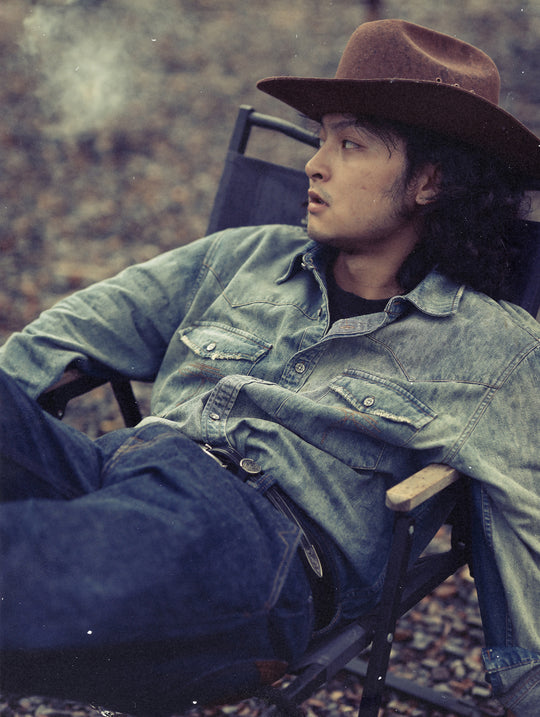 Aged Collection Heavy Washed Casual Western Shirt