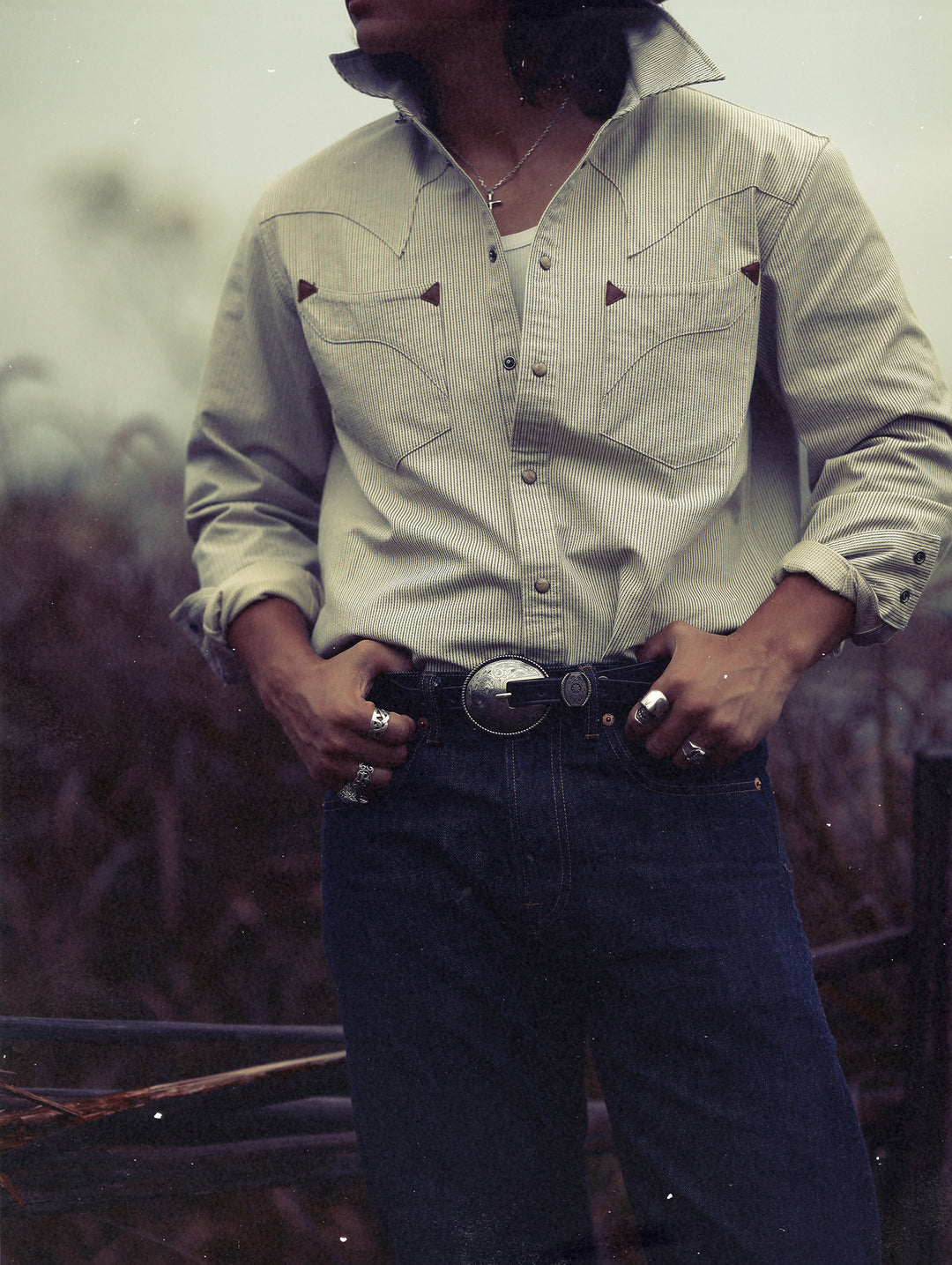 Western-style Alloy Buckle Belt