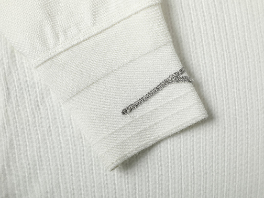 Mvc&Co. Desert Lily Embroidered Henley shirt