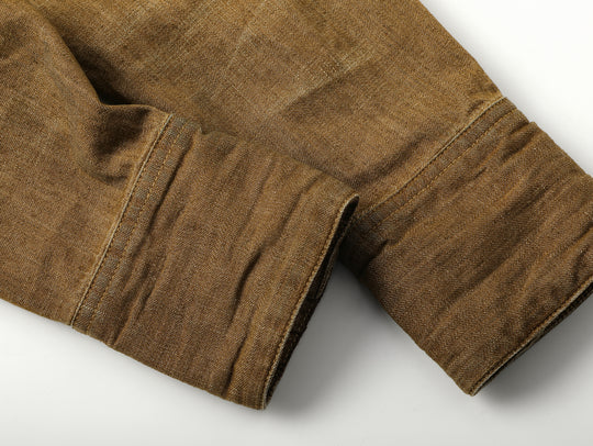 Western Series Headdress Panel Washed & Distressed Embroidered shirt