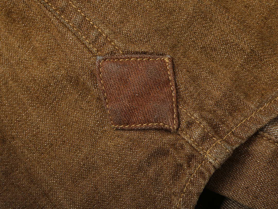 Western Series Headdress Panel Washed & Distressed Embroidered shirt