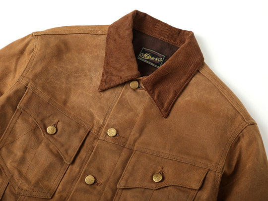Western Series 16oz Oil-Waxed Canvas Type3 Trucker Jacket