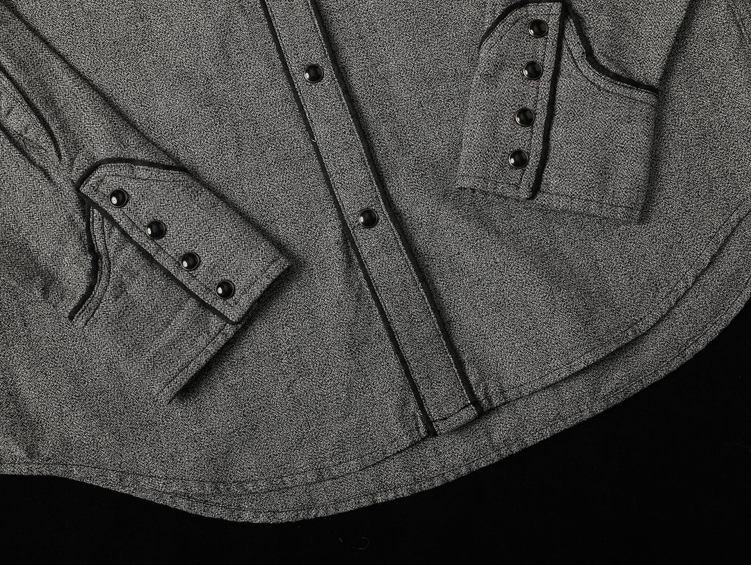 Mvc&Co. Gambler Card Pattern Embroidered Shirt