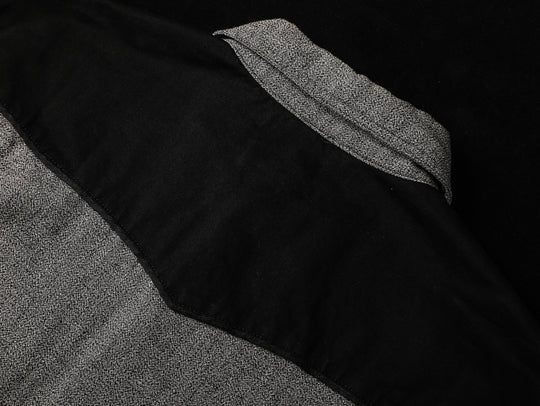 Mvc&Co. Gambler Card Pattern Embroidered Shirt