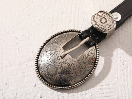 Western-style Alloy Buckle Belt