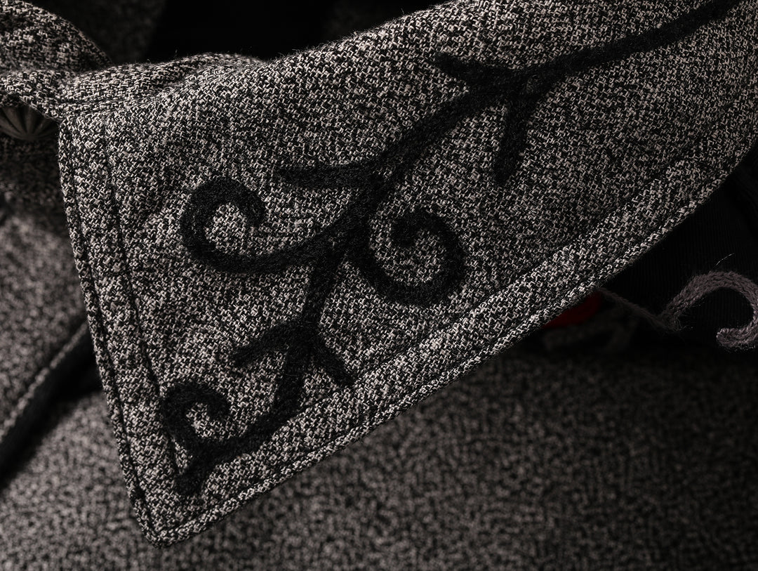 Mvc&Co. Gambler Card Pattern Embroidered Shirt