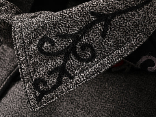 Mvc&Co. Gambler Card Pattern Embroidered Shirt