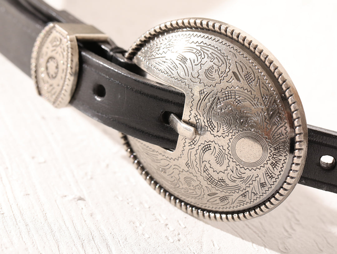 Western-style Alloy Buckle Belt