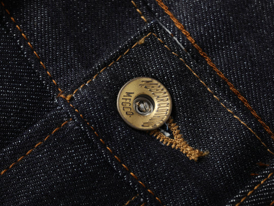 "The Last Yard" 14OZ 701 Straight-fit jeans