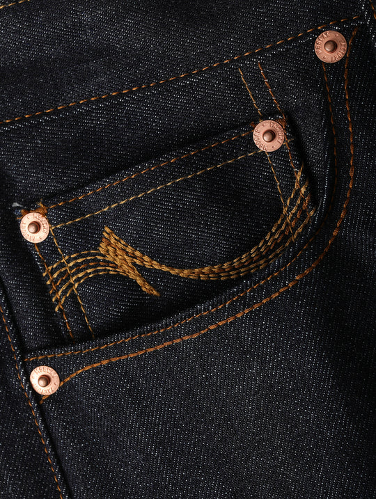 "The Last Yard" 14OZ 701 Straight-fit jeans