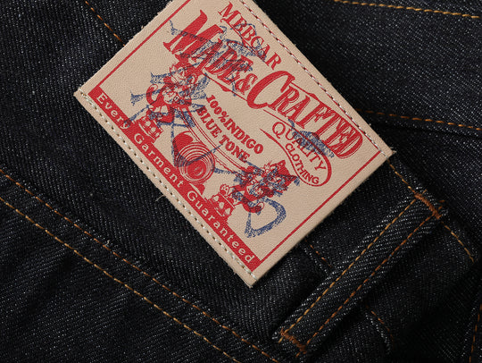 "The Last Yard" 14OZ 701 Straight-fit jeans