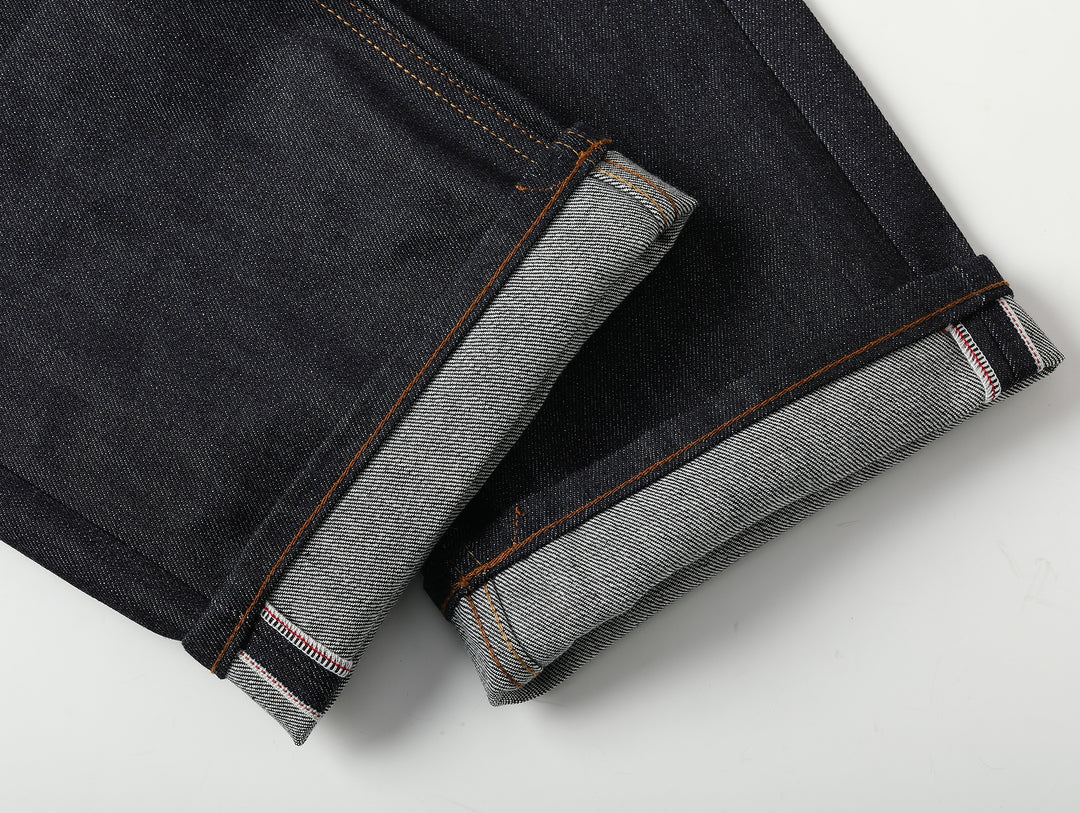 "The Last Yard" 14OZ 701 Straight-fit jeans