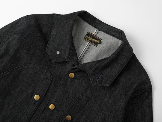 15.5oz French Shipyard Selvedge Denim Worker Jacket