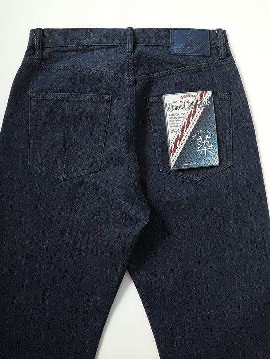 RAN Wide-Leg jeans-Plant Dyeing Indigo