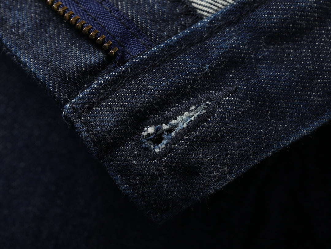 RAN Wide-Leg jeans-Plant Dyeing Indigo