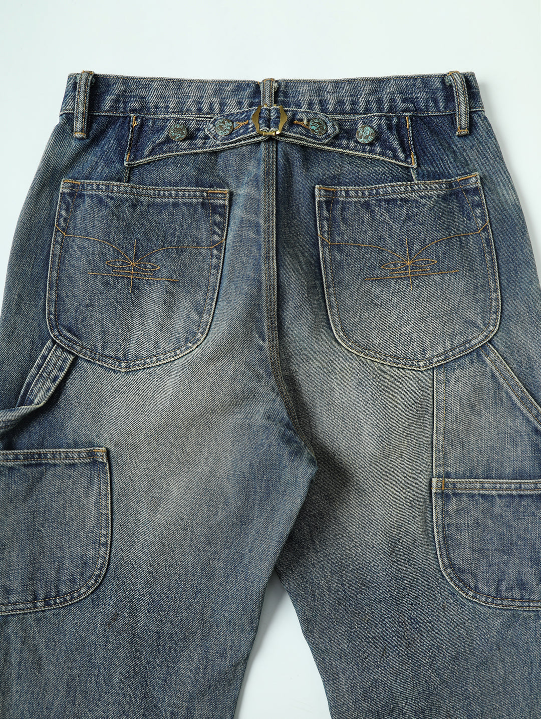 Western Series 16.4OZ Logger Flared jeans-Dirtying Process Wash