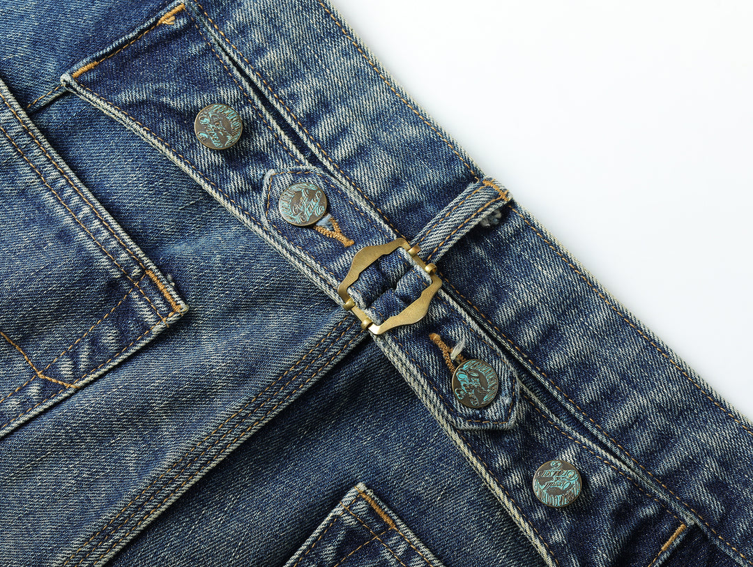 Western Series 16.4OZ Logger Flared jeans-Dirtying Process Wash