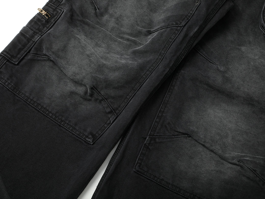 Logger Multi-Pocket Wide-Leg Work pants
