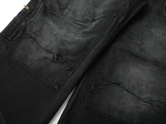 Logger Multi-Pocket Wide-Leg Work pants