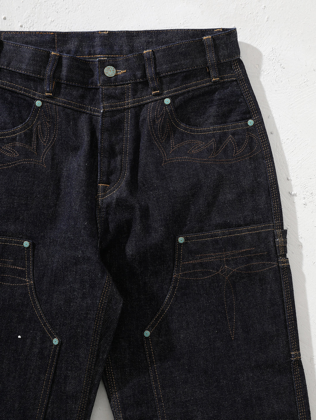 16.4 OZ Western Logger Wide-Leg jeans