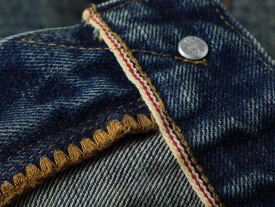 Western Series 16.4OZ Logger Flared jeans-Dirtying Process Wash