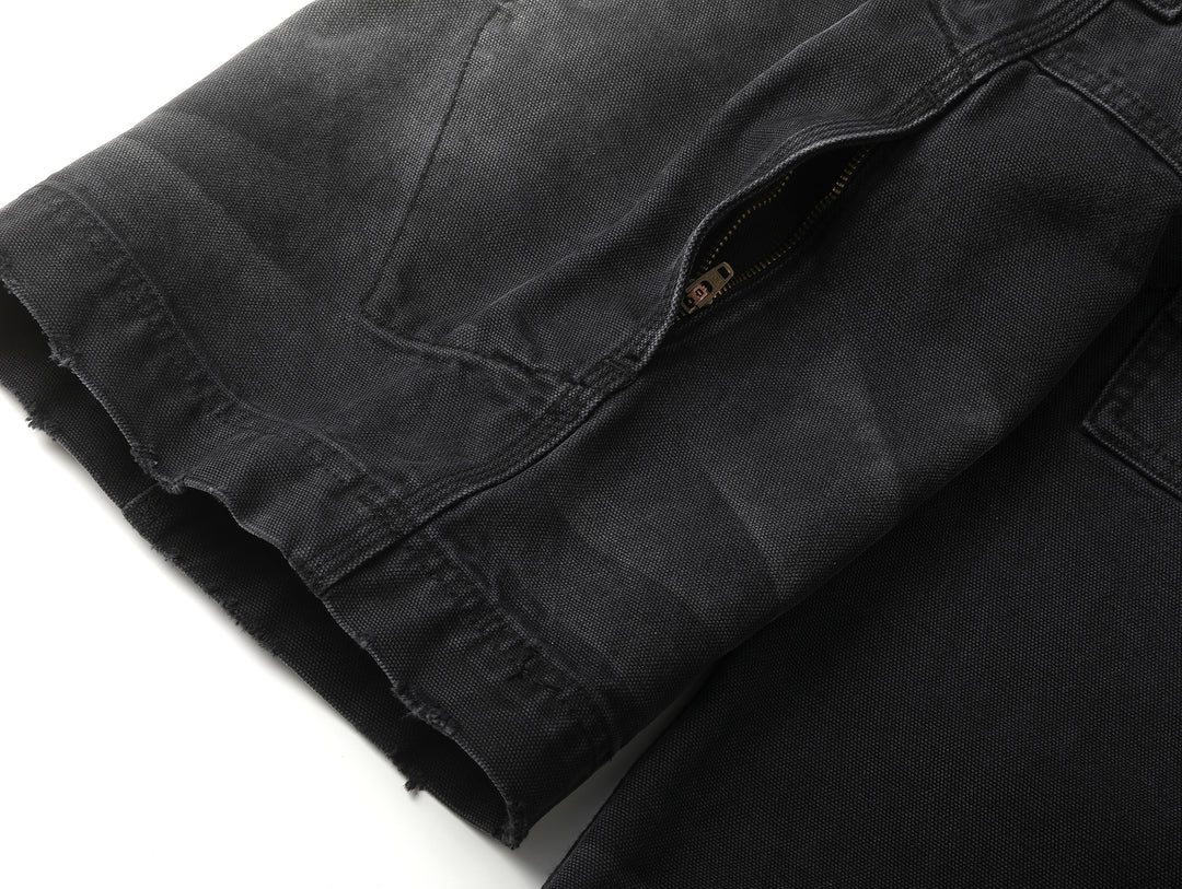 Logger Multi-Pocket Wide-Leg Work pants