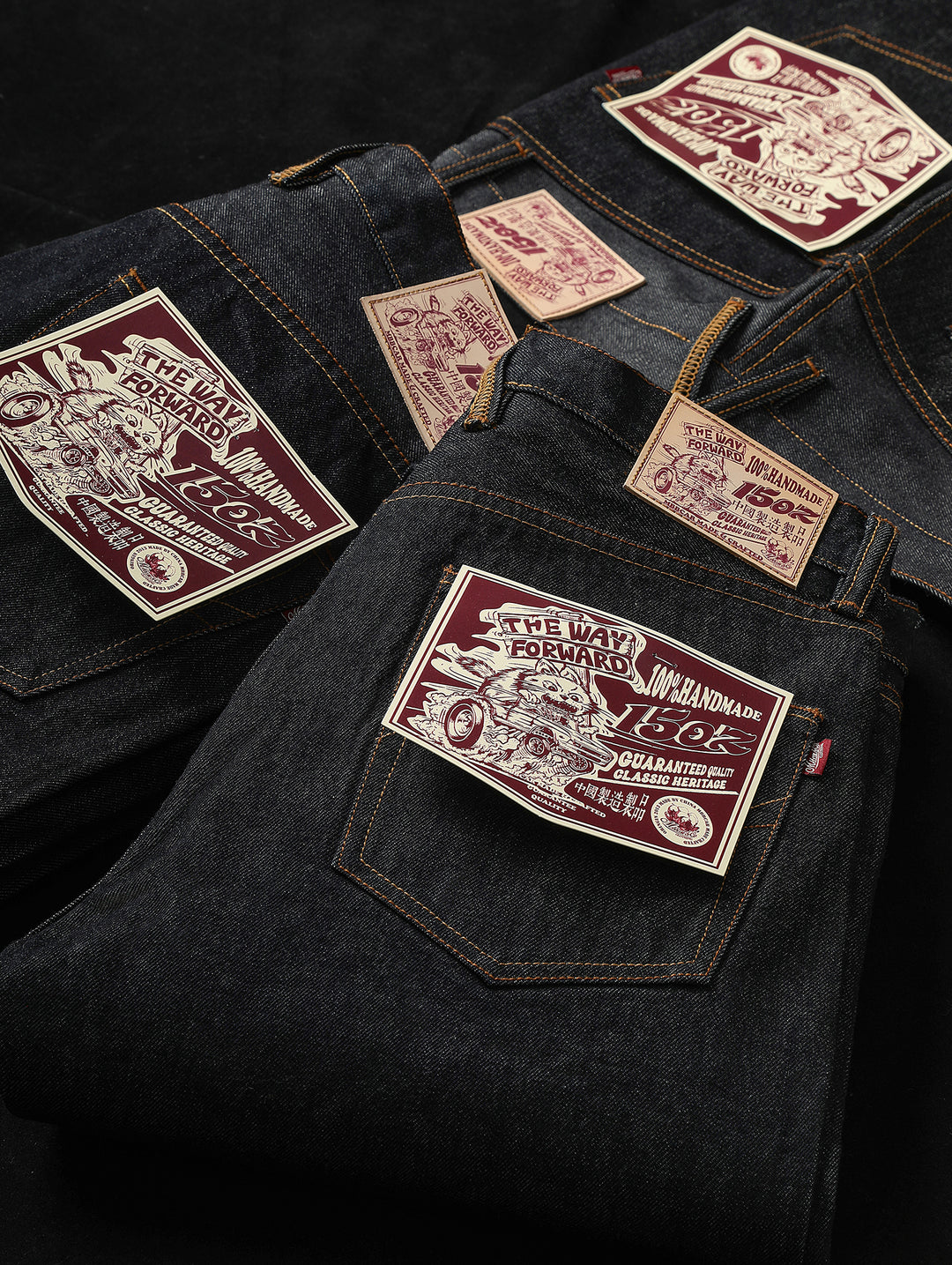 15.5OZ Classic 701 Straight-Fit jeans-Regular Wash