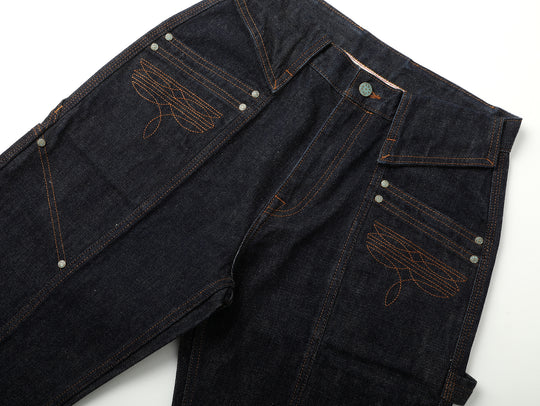 Western Series 16.4 OZ Logger IV Wide-Leg jeans