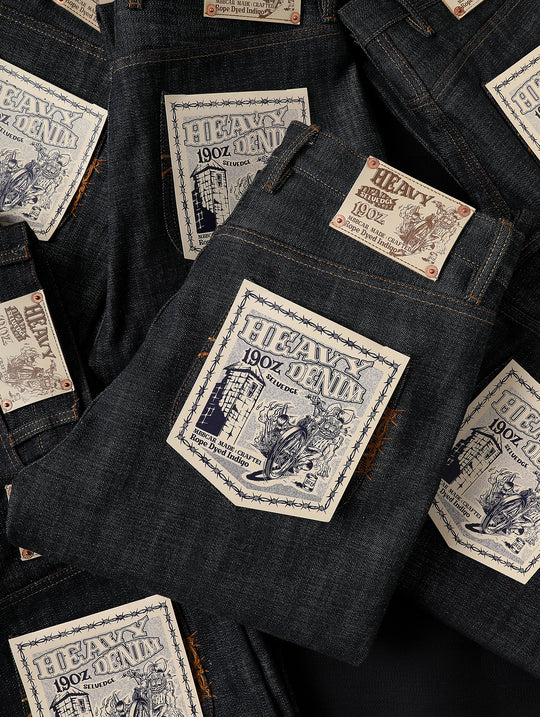19.5OZ Heavyweight Series 702 Tapered jeans-Raw