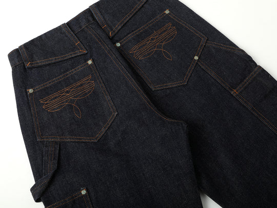 Western Series 16.4 OZ Logger IV Wide-Leg jeans